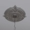 Ekena Millwork Attica PVC Medallion (Canopies up to 6 3/4"), 19"OD x 3 1/2"ID x 1"P, Metallic Silver Metallic CMP19ATCSV - alternate 6